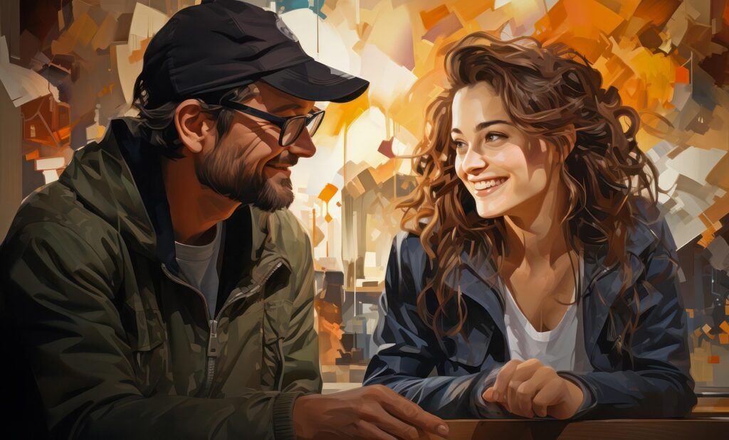 encounter, to get to know, conversation, communication, ai generated, conversation, communication, communication, communication, communication, communication