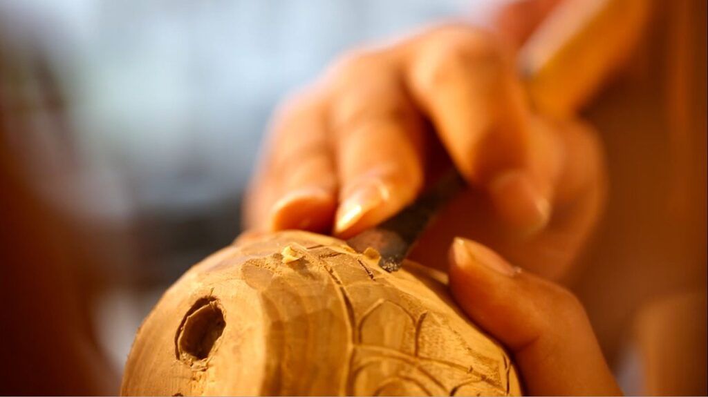 relief, carving, camphor wood carving