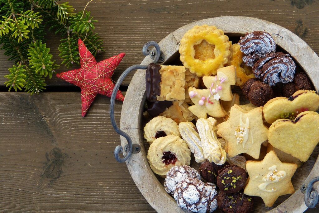 christmas cookies, cookies, christmas baking