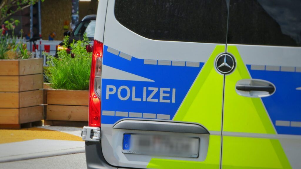 a van parked on the side of a road